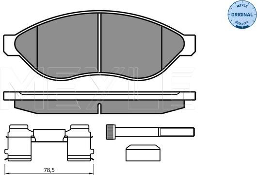 Meyle 025 244 6819/W2 - Jarrupala, levyjarru inparts.fi