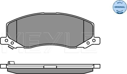 Meyle 025 244 1817/W - Jarrupala, levyjarru inparts.fi