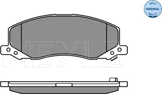 Meyle 025 244 1817/W - Jarrupala, levyjarru inparts.fi