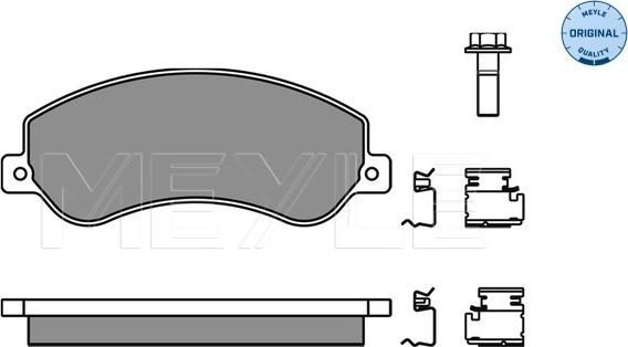 Meyle 025 244 8419/W - Jarrupala, levyjarru inparts.fi