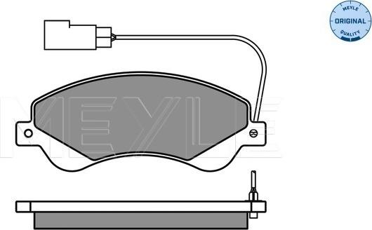 Meyle 025 244 8518/W - Jarrupala, levyjarru inparts.fi