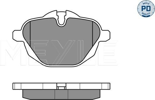 Meyle 025 245 6118/PD - Jarrupala, levyjarru inparts.fi