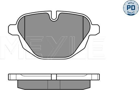 Meyle 025 245 6118/PD - Jarrupala, levyjarru inparts.fi