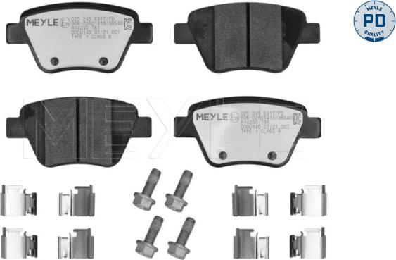 Meyle 025 245 6317/PD - Jarrupala, levyjarru inparts.fi