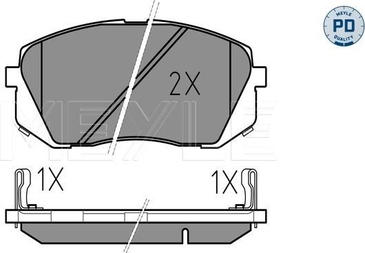 Meyle 025 245 0116/PD - Jarrupala, levyjarru inparts.fi