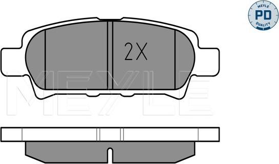 Meyle 025 240 1416/PD - Jarrupala, levyjarru inparts.fi