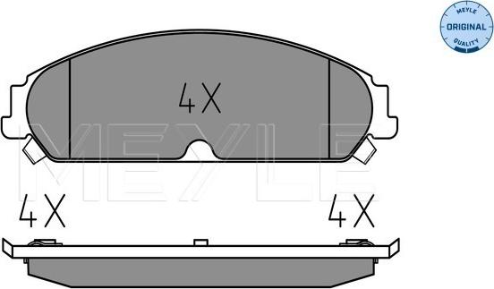 Meyle 025 241 6417/W - Jarrupala, levyjarru inparts.fi