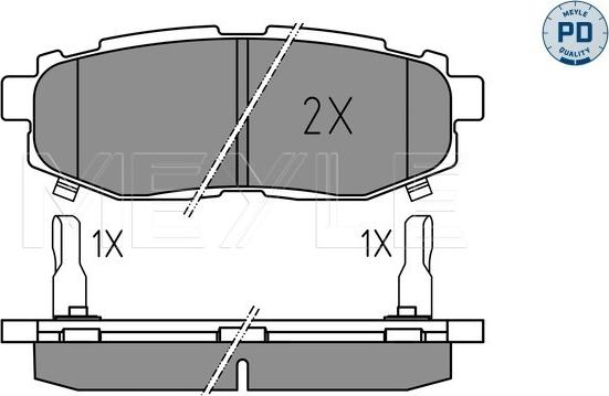 Meyle 025 248 5416/PD - Jarrupala, levyjarru inparts.fi