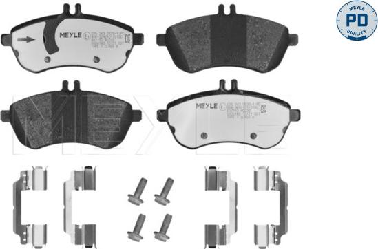 Meyle 025 243 0620-1/PD - Jarrupala, levyjarru inparts.fi