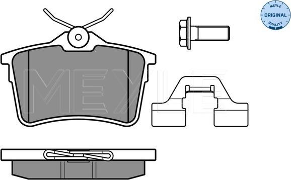 Meyle 025 247 6516/W - Jarrupala, levyjarru inparts.fi