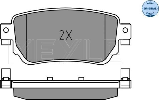 Meyle 025 259 6515 - Jarrupala, levyjarru inparts.fi