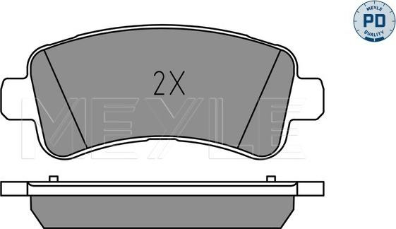 Meyle 025 259 8721/PD - Jarrupala, levyjarru inparts.fi