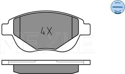 Meyle 025 250 9419 - Jarrupala, levyjarru inparts.fi