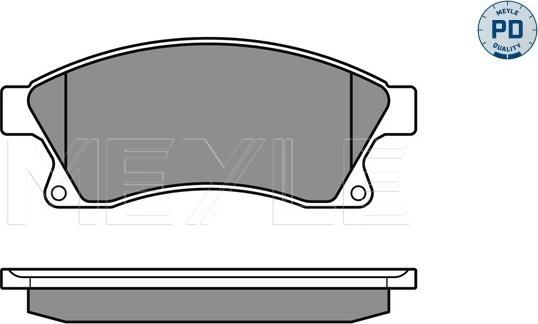 Meyle 025 250 3118/PD - Jarrupala, levyjarru inparts.fi