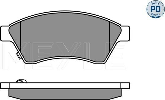 Meyle 025 250 3118/PD - Jarrupala, levyjarru inparts.fi