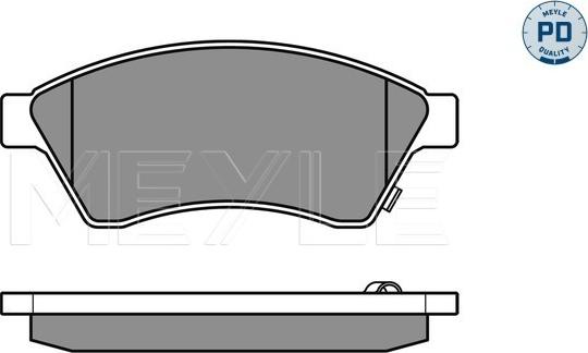 Meyle 025 250 3118/PD - Jarrupala, levyjarru inparts.fi