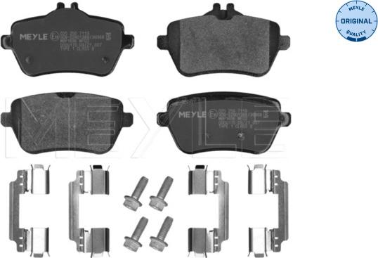 Meyle 025 250 7119 - Jarrupala, levyjarru inparts.fi