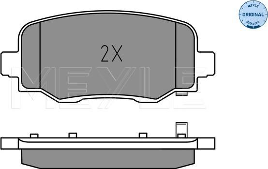 Meyle 025 257 3418 - Jarrupala, levyjarru inparts.fi