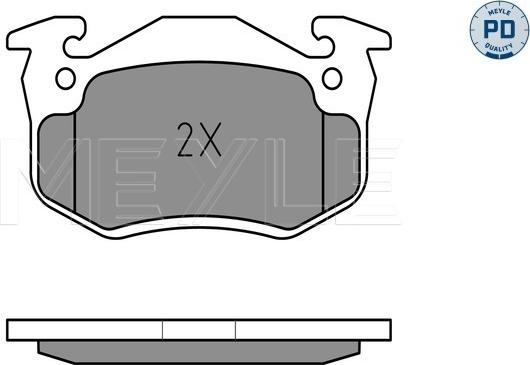 Meyle 025 209 7311/PD - Jarrupala, levyjarru inparts.fi