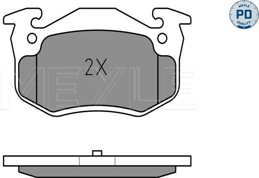 Meyle 025 209 7311/PD - Jarrupala, levyjarru inparts.fi