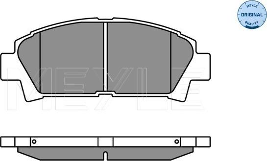 Meyle 025 219 6115/W - Jarrupala, levyjarru inparts.fi