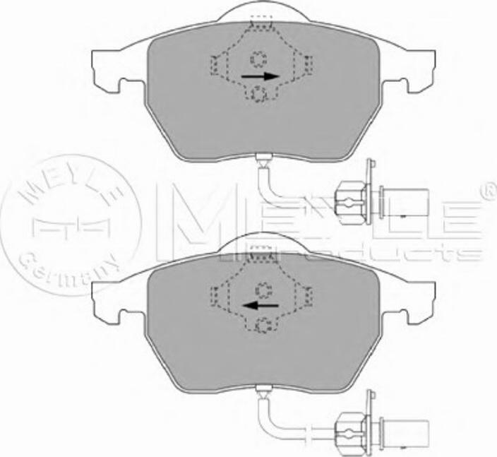 Meyle 025 219 3819/W - Jarrupala, levyjarru inparts.fi