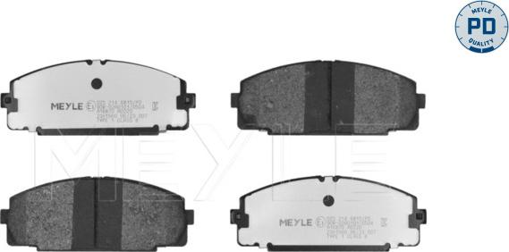 Meyle 025 214 6815/PD - Jarrupala, levyjarru inparts.fi