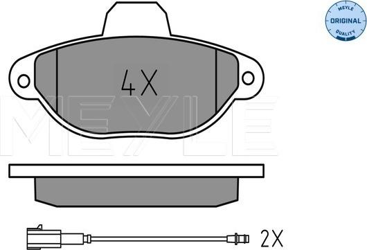 Meyle 025 214 3616 - Jarrupala, levyjarru inparts.fi