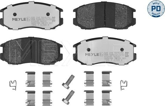 Meyle 025 216 5015/PD - Jarrupala, levyjarru inparts.fi