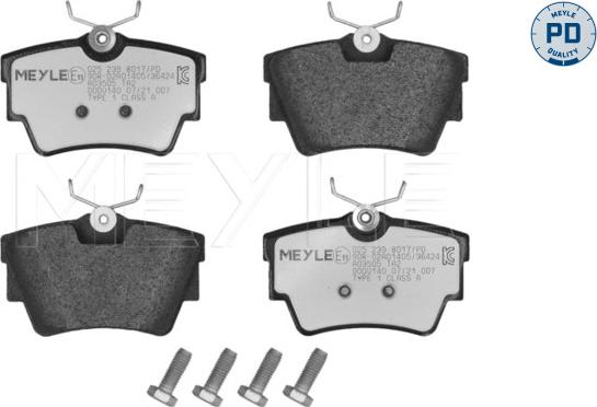 Meyle 025 239 8017/PD - Jarrupala, levyjarru inparts.fi