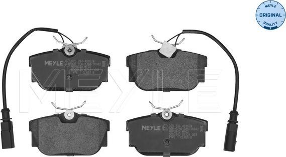 Meyle 025 234 4616/W - Jarrupala, levyjarru inparts.fi