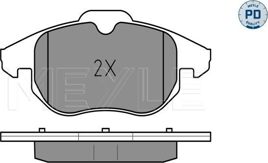 Meyle 025 234 0220/PD - Jarrupala, levyjarru inparts.fi