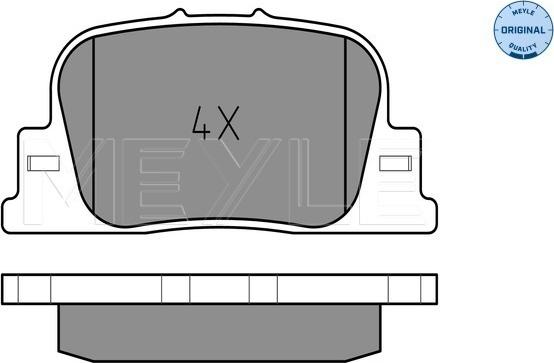 Meyle 025 235 9215 - Jarrupala, levyjarru inparts.fi