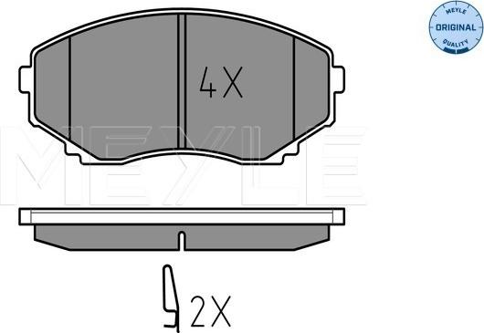 Meyle 025 235 1516/W - Jarrupala, levyjarru inparts.fi