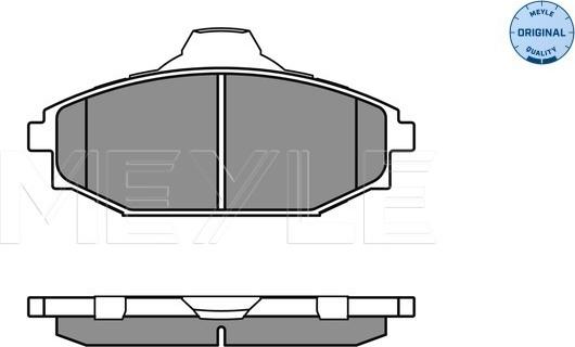 Meyle 025 235 1816/W - Jarrupala, levyjarru inparts.fi