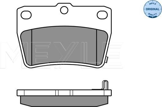 Meyle 025 236 5614/W - Jarrupala, levyjarru inparts.fi