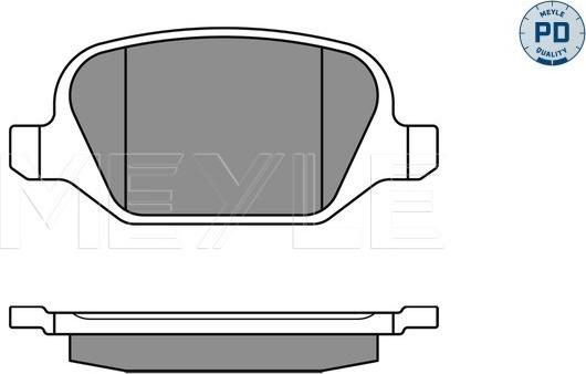 Meyle 025 236 0113/PD - Jarrupala, levyjarru inparts.fi