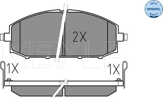 Meyle 025 236 1118/W - Jarrupala, levyjarru inparts.fi