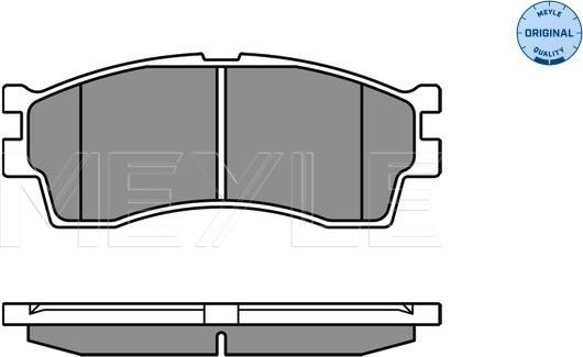 Meyle 025 238 7316/W - Jarrupala, levyjarru inparts.fi