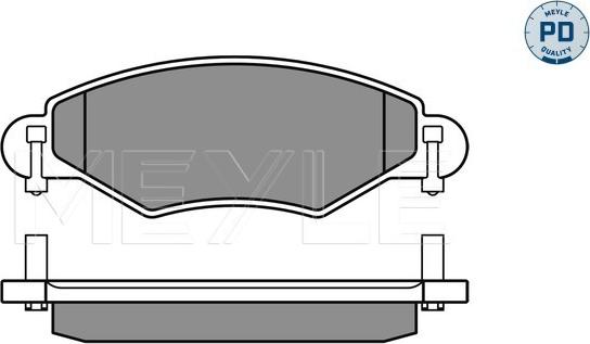 Meyle 025 233 4017/PD - Jarrupala, levyjarru inparts.fi