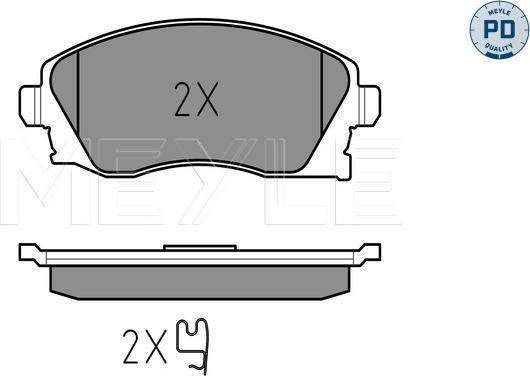 Meyle 025 232 2517/PD - Jarrupala, levyjarru inparts.fi