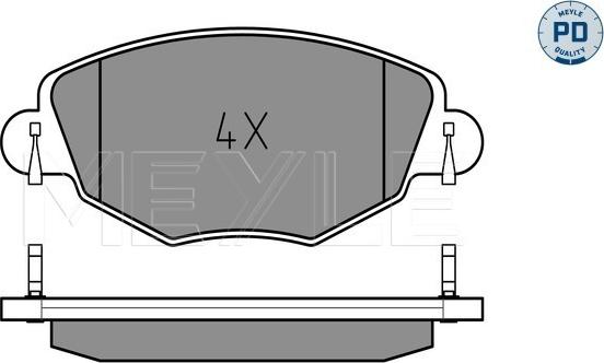 Meyle 025 232 7918/PD - Jarrupala, levyjarru inparts.fi