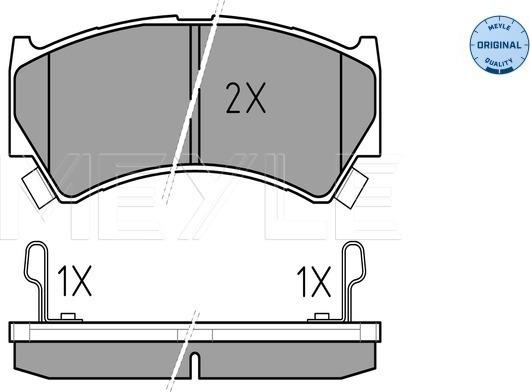 Meyle 025 237 9515/W - Jarrupala, levyjarru inparts.fi