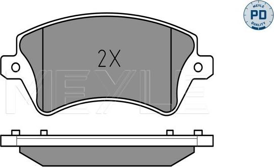 Meyle 025 237 6617/PD - Jarrupala, levyjarru inparts.fi