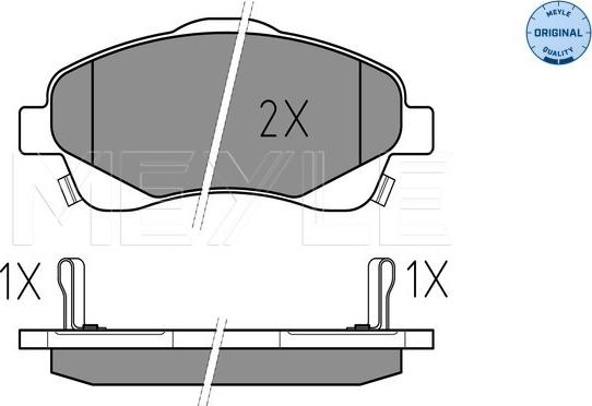 Meyle 025 237 6819/W - Jarrupala, levyjarru inparts.fi