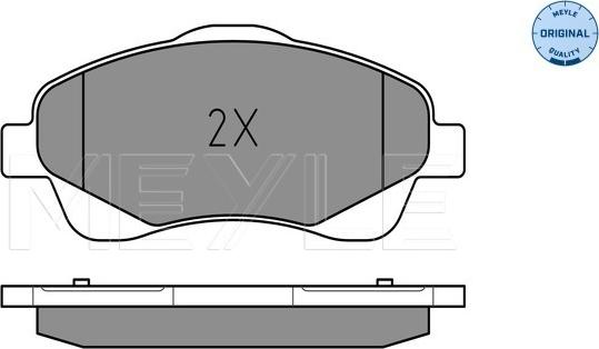 Meyle 025 237 6819/W - Jarrupala, levyjarru inparts.fi