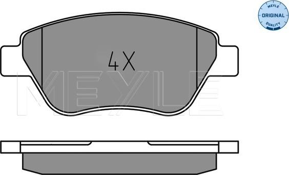 Meyle 025 237 0718 - Jarrupala, levyjarru inparts.fi