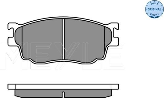 Meyle 025 237 7716/W - Jarrupala, levyjarru inparts.fi