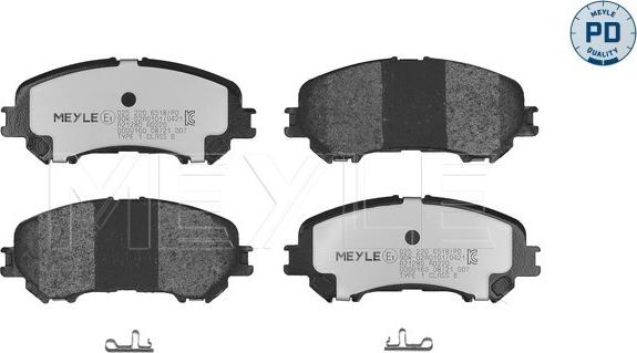 Meyle 025 220 6518/PD - Jarrupala, levyjarru inparts.fi