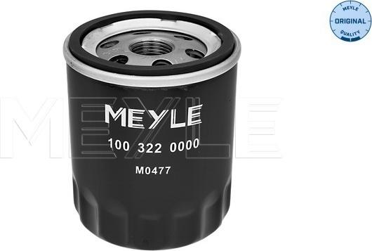 Meyle 100 322 0000 - Öljynsuodatin inparts.fi